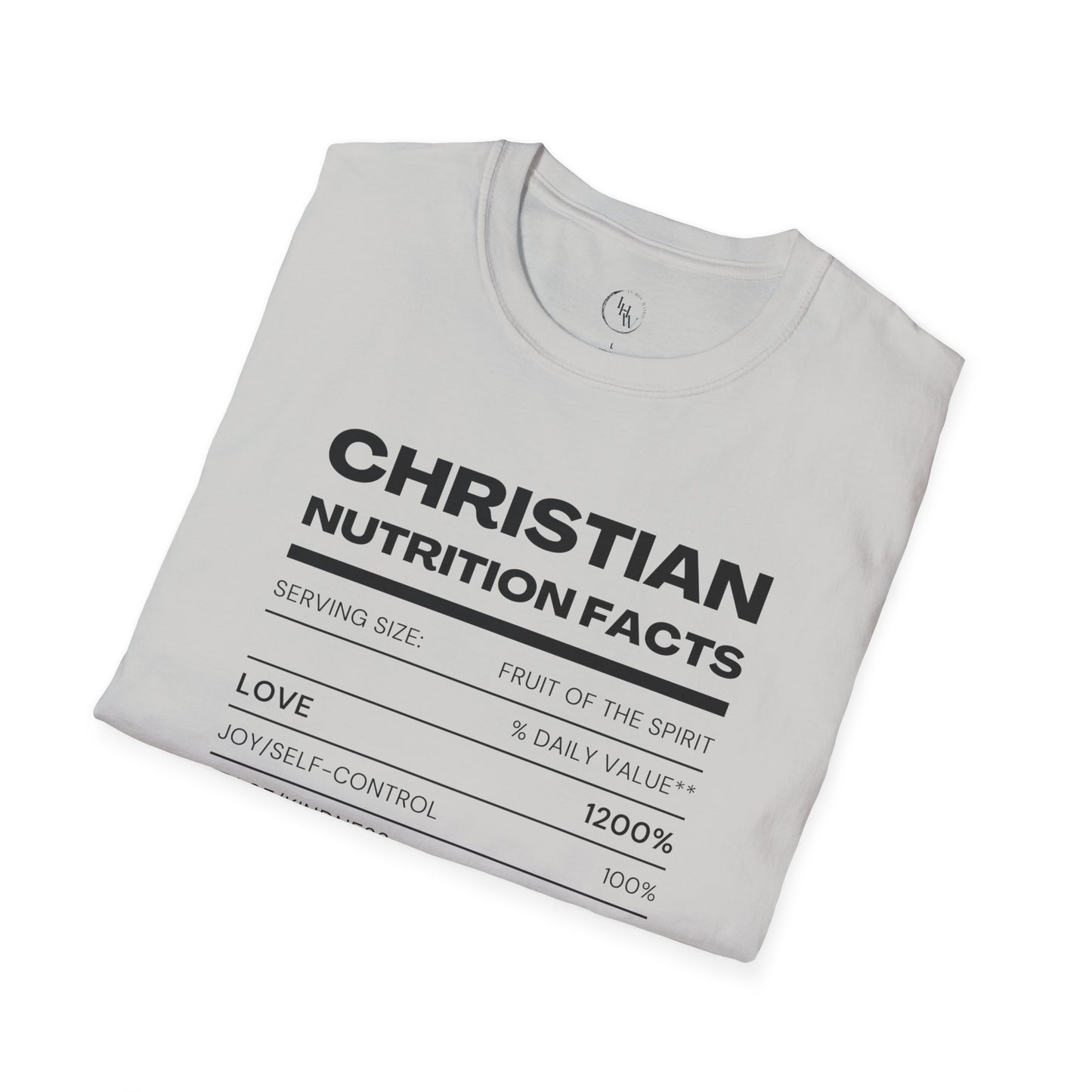 Christian Fruit of the Spirit T-Shirt-Black Design