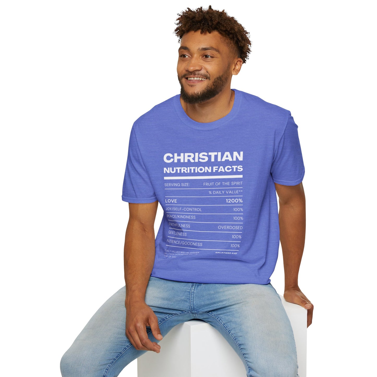 Christian Fruit of the Spirit T-Shirt-White Design