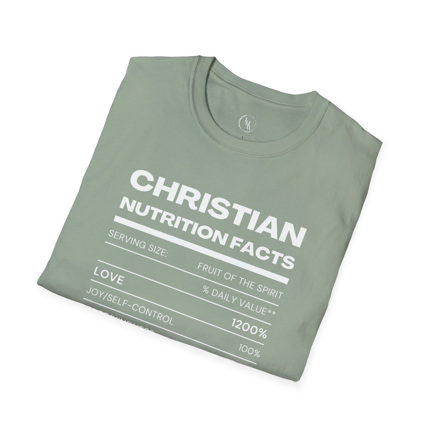 Christian Fruit of the Spirit T-Shirt-White Design