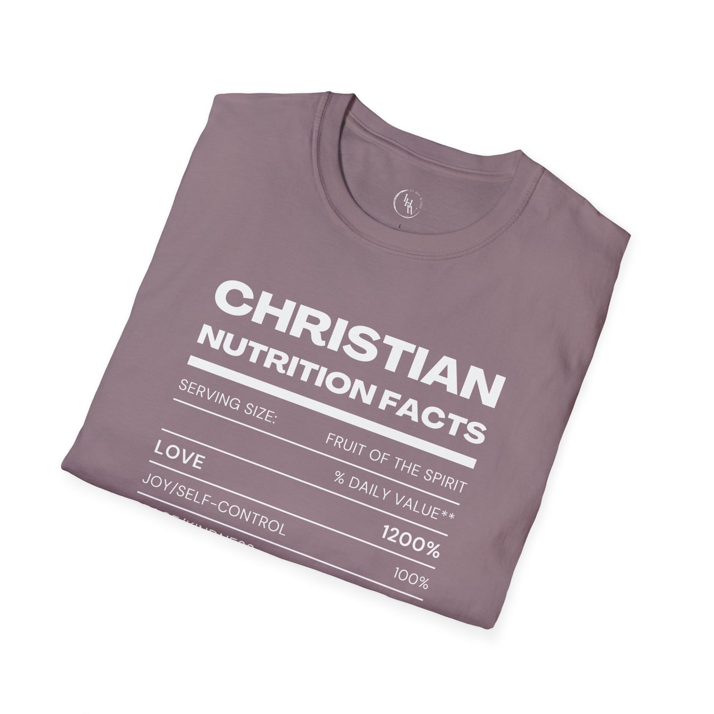 Christian Fruit of the Spirit T-Shirt-White Design