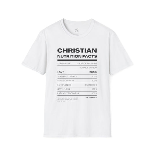 Christian Fruit of the Spirit T-Shirt-Black Design