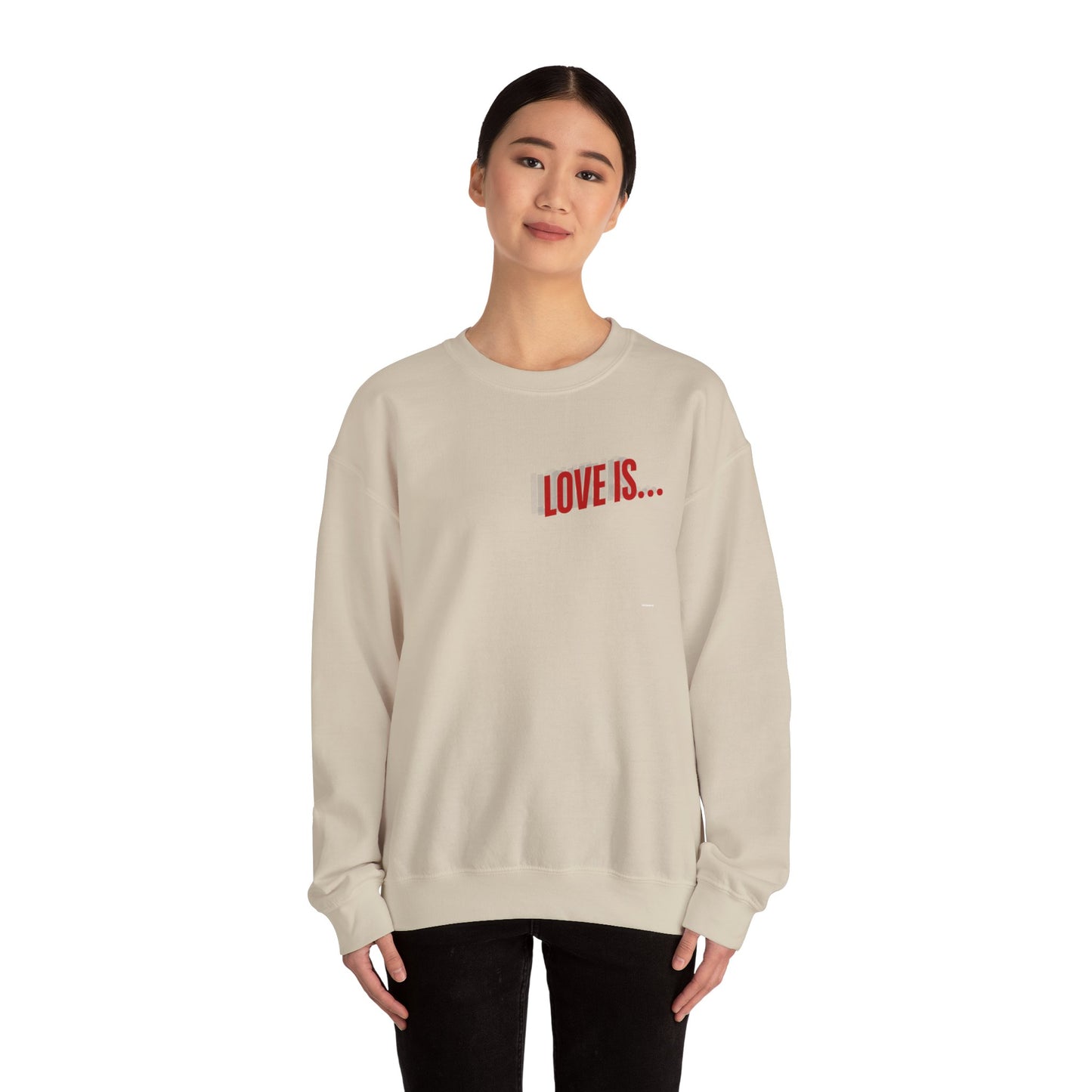 Love is...Rose Graphic Unisex Sweatshirt