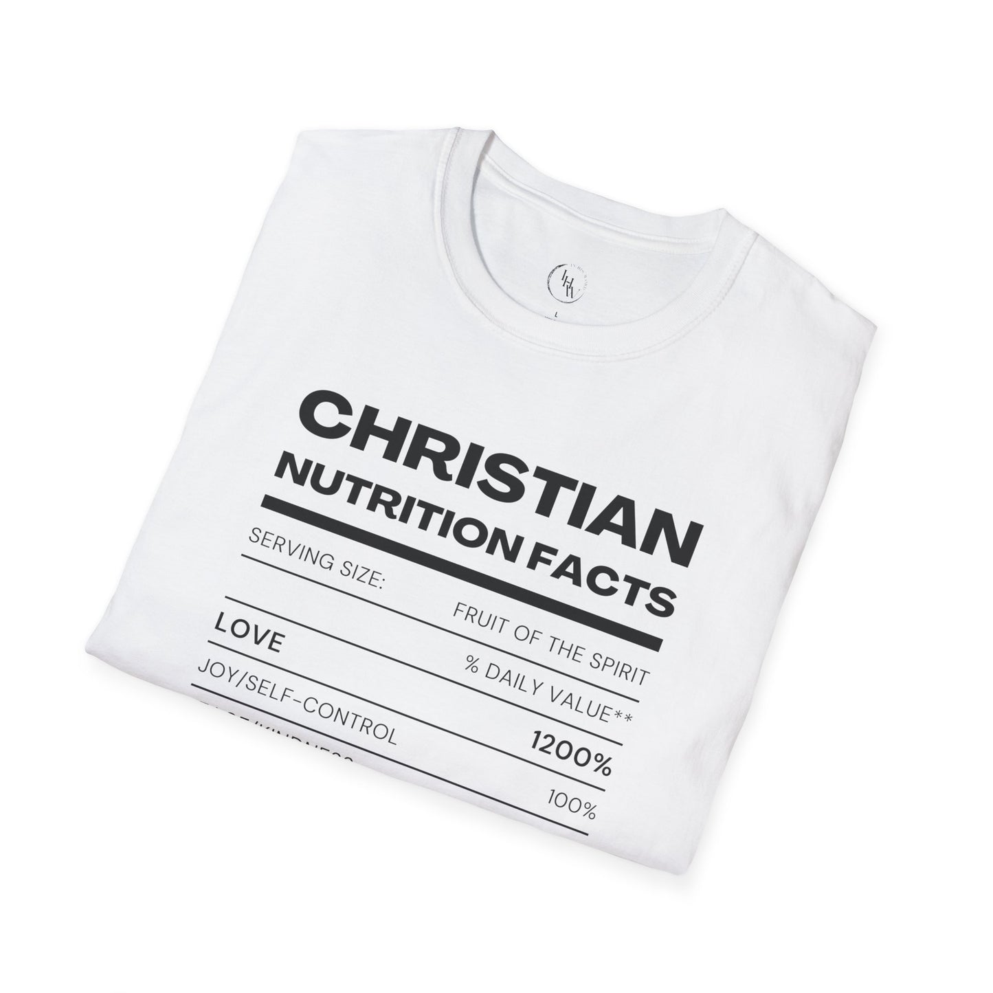 Christian Fruit of the Spirit T-Shirt-Black Design